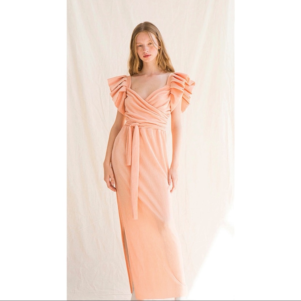 NWT Tach Clothing Feria Dress Blush Pink